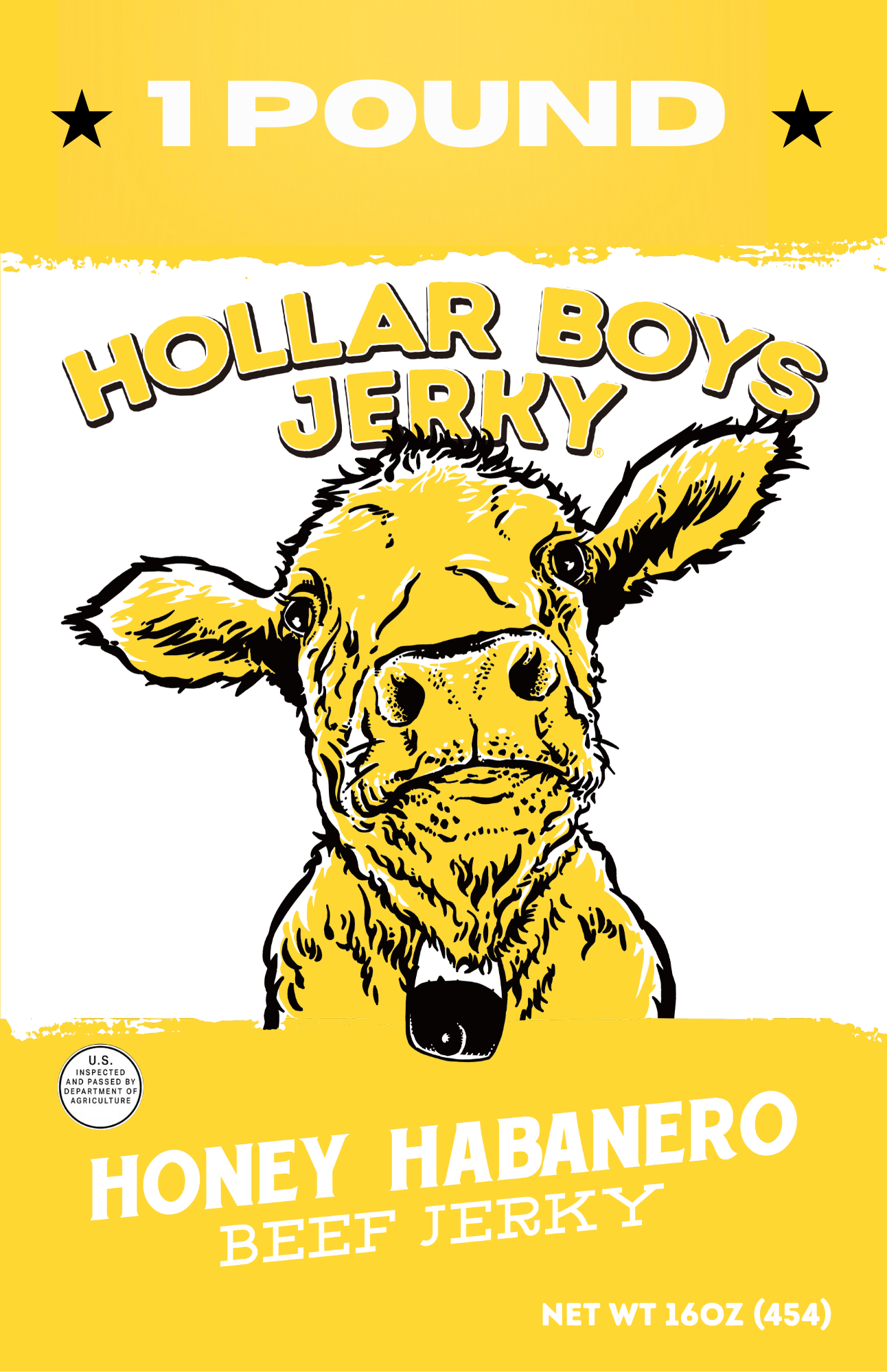 Honey Habanero  Beef Jerky 1lb