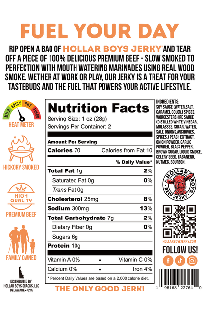 Peach Bourbon Beef Jerky