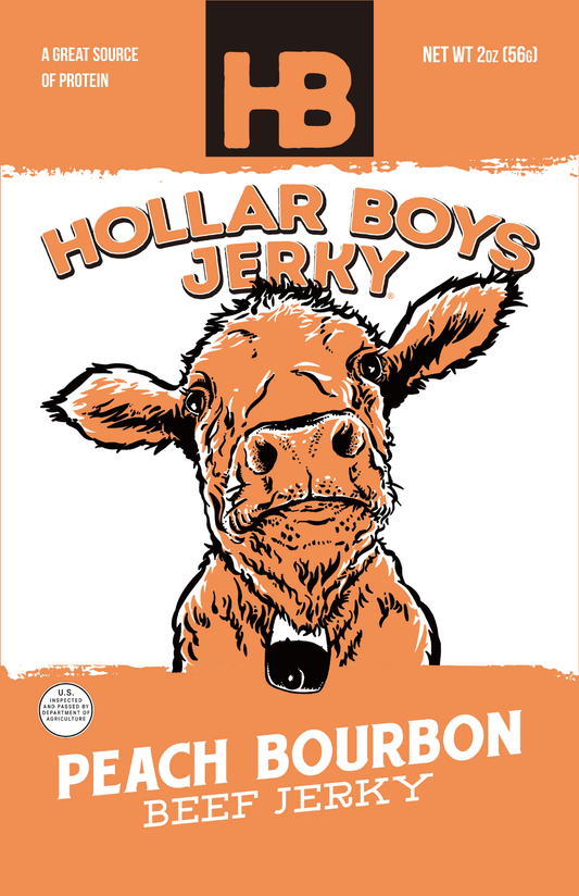 Peach Bourbon Beef Jerky